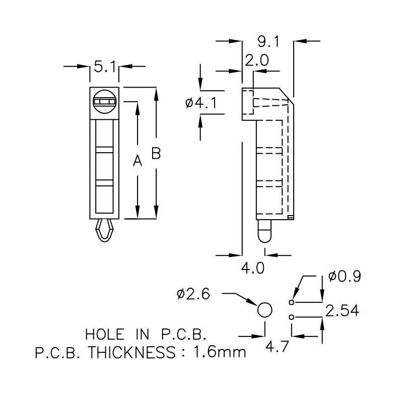 LED Lens Holder LS-LM4-20A